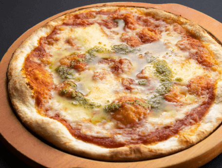 ピザ・三種チーズのマルゲリータ